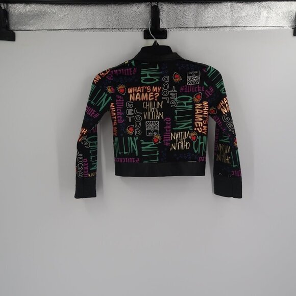 Disney Youth D-Signed by Disney Wicked Faux Leather Moto Jacket Full Zip XS 6 - Picture 8 of 9